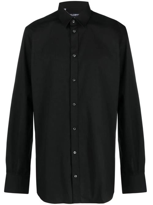 Camicia a maniche lunghe in misto cotone Dolce & Gabbana | G5EJ0TGG826N0000